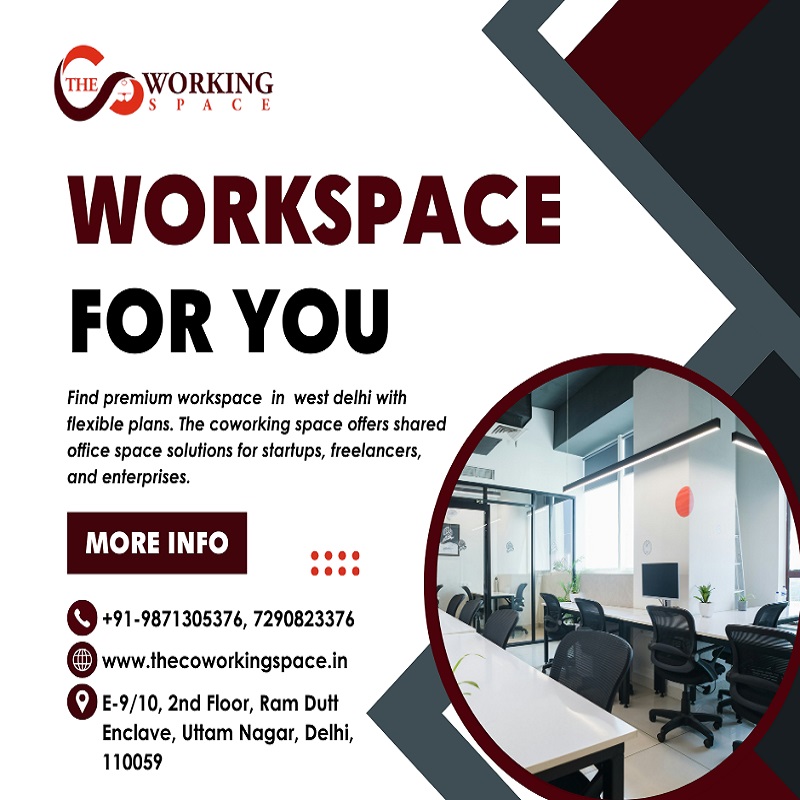 Shared Office Space for Rent in Tilak Nagar, Delhi